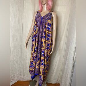 Mlle Gabrielle maxi dress vneck tunic kimono sleeveless sz3X